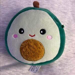 Squishmallow Green Avocado Plush with Brown Stem